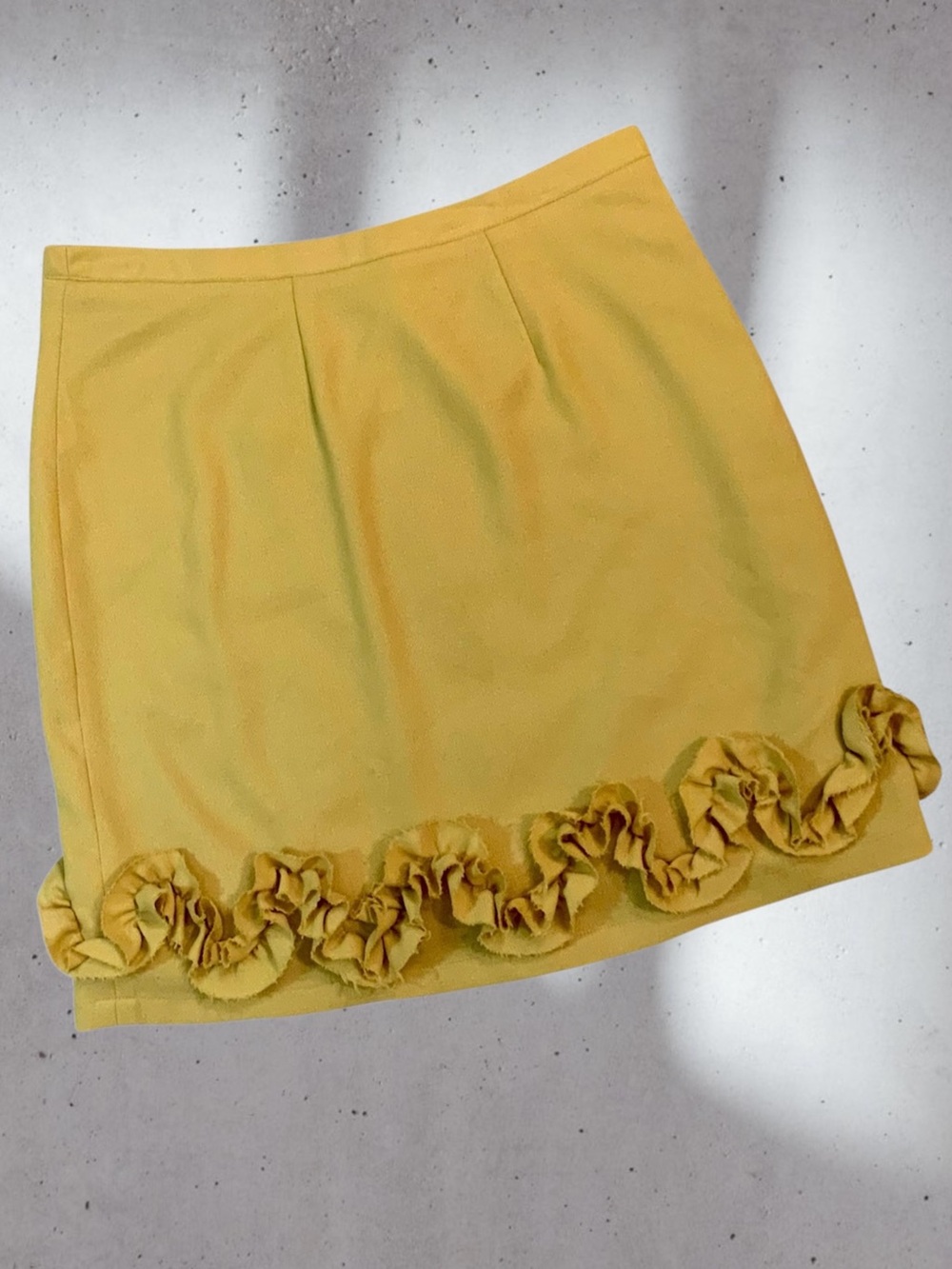 Anthropologie Nick and Mo Mini Skirt with Ruffle Trim